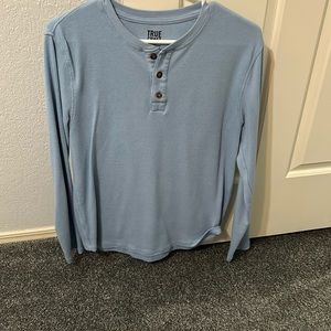 Long sleeve Henley T-shirt